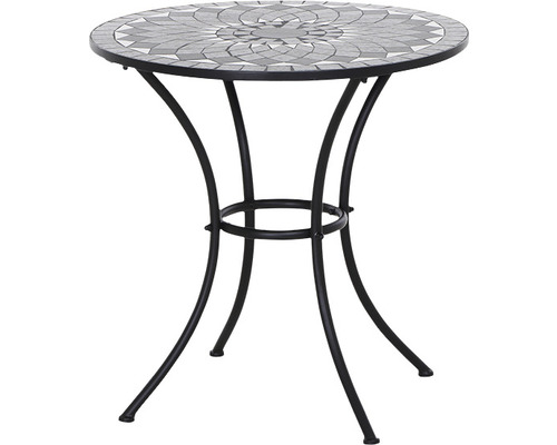 Table bistrot Siena Garden Como Ø 70 x 71 cm aspect mosaïque