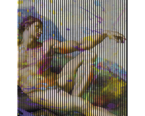 Panneau acoustique impression numérique Michel Ange 2 2400 x 2253 x 19 mm