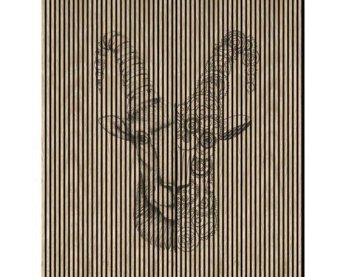 Akustikpaneel digital bedruckt Ibe x 1 2400 x 2253 x 19 mm Set = 4 Einzelpaneele Akustikpaneel digital bedruckt Ibe x 1 2400 x 2253 x 19 mm Set = 4 Einzelpaneele