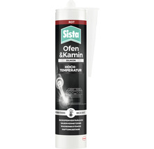 Silicone Sista pour poêle et cheminée rouge 280 ml