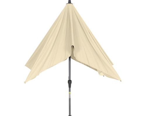 Parasol beige avec armature