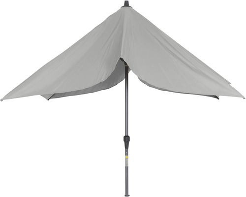 Demi parasol avec mât central pour l''extérieur