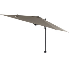 Parasol rectangulaire moitié avec support