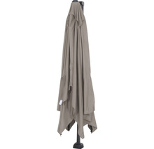 Parasol de jardin fermé avec support