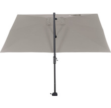 Parasol rectangulaire avec mât