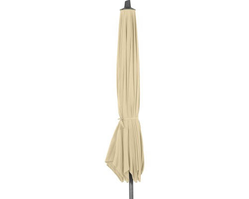 Parasol de jardin fermé avec revêtement en tissu