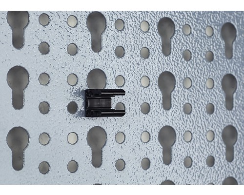 Clips pour support de tablette Küpper 7218 10 pcs Panneau à outils avec crochets universels pour le rangement des outils