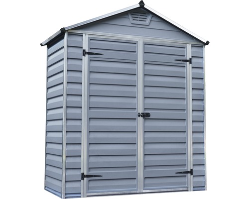 Abri de jardin en plastique avec double porte