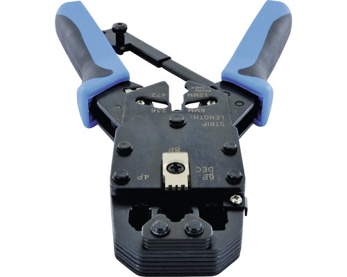 Crimpzange zum Schneiden und Abisolieren von Kabeln