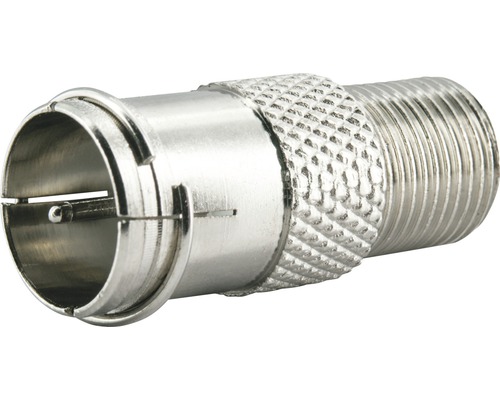 Adaptateur F-Quick, 1x fiche F-Quick, 1x prise femelle F Schwaiger UEST9350 531 Connecteur coaxial pour câble d''antenne