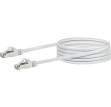 Câble réseau CAT 6 SF/UTP 2 connecteurs RJ45 5 m blanc Schwaiger CKB6050052-thumb-0