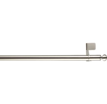 Tringle autobloquante télescopique fit-ball aspect inox 50-80 cm Ø 11 mm