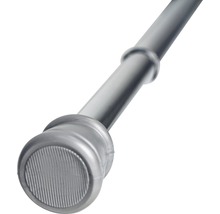 Tringle autobloquante télescopique chrome 125-220 cm Ø 23/26mm