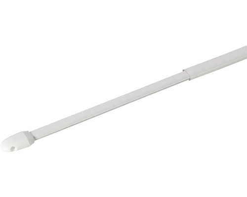 Vitragestange ausziehbar simple weiß 100-190 cm Ø 10 mm 2 Stk.
