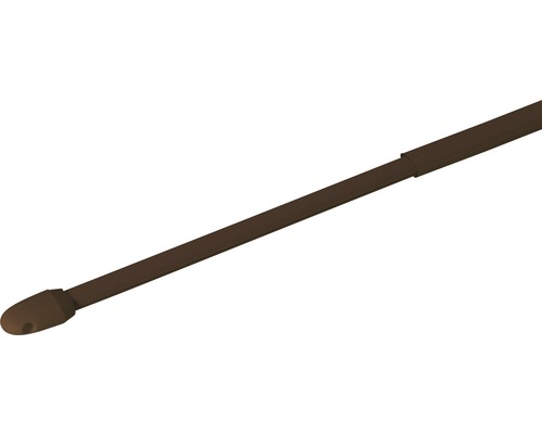 Vitragestange simple braun 40-70 cm Ø 10 mm 2 Stk.