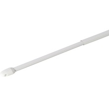 Barre de vitrage télescopique simple blanc 40-70 cm Ø 10 mm 2 pces