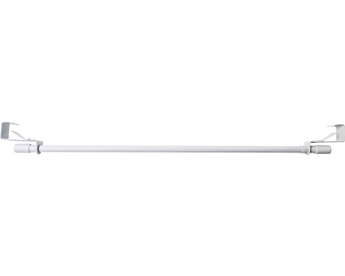 Tringle autobloquante télescopique clip blanc 45-75 cm Ø 10 mm