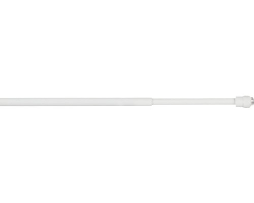 Tringle autobloquante télescopique press blanc 40-60 cm Ø 10 mm
