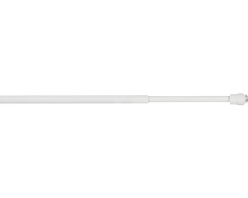 Tringle autobloquante télescopique press blanc 60-90 cm Ø 10 mm Tringle à rideau de douche extensible
