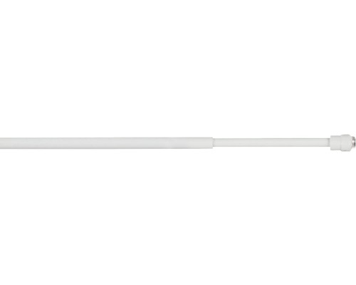 Tringle autobloquante télescopique press blanc 80-120 cm Ø 10 mm Tringle de rideau de douche extensible