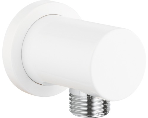 Coude de raccordement mural GROHE Rainshower 27057LS0 moon white Robinet d''équerre avec raccord fileté