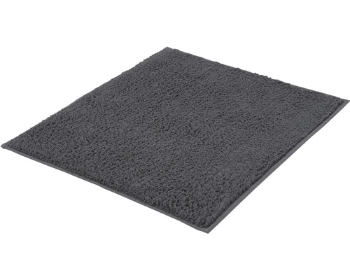 Tapis de bain Kleine Wolke Kansas 55 x 65 cm ardoise