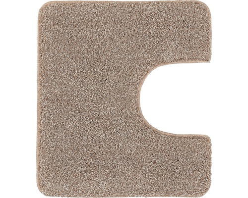 Tapis de contour de WC Kleine Wolke Seattle 55 x 50 cm taupe