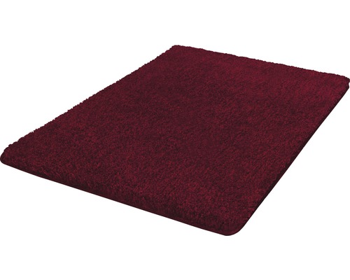 Tapis de bain Kleine Wolke Seattle 70 x 120 cm grenat Tapis rectangulaire, de couleur unie
