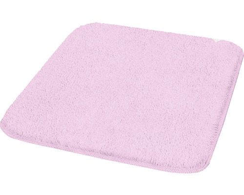 Tapis de bain Kleine Wolke Wilna 50 x 60 cm rose Tapis de bain carré en textile