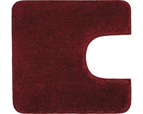 Tapis de contour de WC Kleine Wolke Meadow 50 x 50 cm marsala