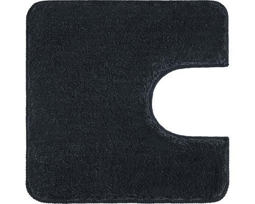 Tapis de contour de WC Kleine Wolke Meadow Mare 50 x 50 cm noir Tapis de toilette en textile