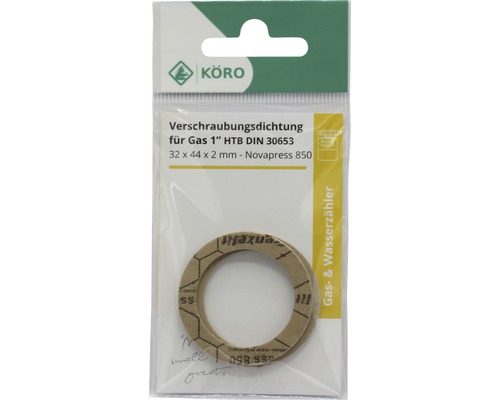 Gasdichtung 1 Zoll HTB DIN 30653 in Verpackung