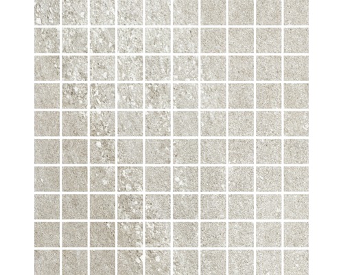 Mosaïque céramique Chianti Arbia blanc beige 35 x 35 cm Mosaïque en grès cérame pour la conception de murs et de sols