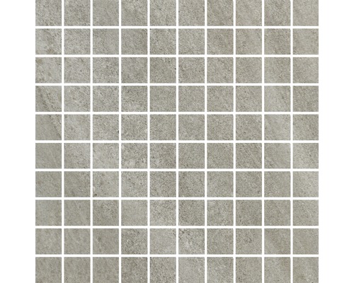 Mosaïque céramique Chianti Trionto gris 35 x 35 cm Mosaïque en grès cérame