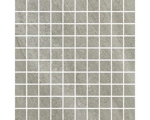 Mosaïque céramique Chianti Trionto gris 35 x 35 cm