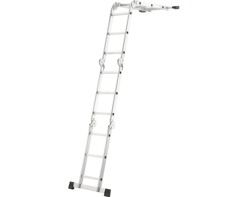 Échelle multifonctionnelle en aluminium avec plateforme