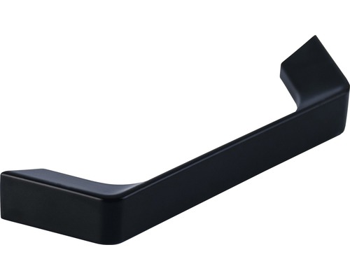 Poignée de meuble étrier métal/Zamak noir 109x14x26 mm distance entre les trous 96 mm