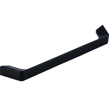 Poignée de meuble étrier métal/Zamak noir 172x14x26 mm distance entre les trous 160 mm-thumb-0