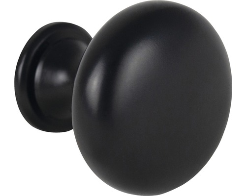 Bouton de meuble métal/Zamak noir Øxh 29x28 mm,