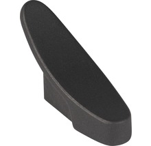 Bouton de meuble individuel de forme oblongue