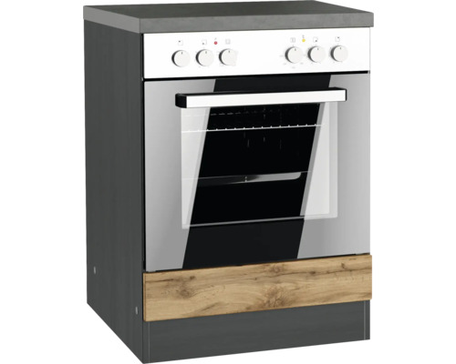 Cuisinière électrique indépendante avec plaque vitrocéramique et four