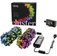 Twinkly Cluster Lichterkette mit 400 RGB LEDs, App Steuerung und Netzteil
