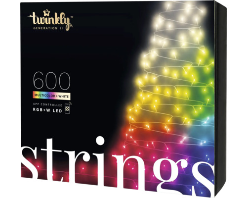 Guirlande lumineuse Twinkly 600 LED Multicolor + White