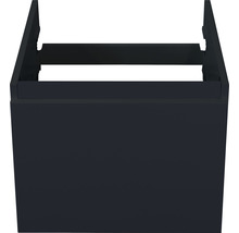 Meuble sous-vasque Sanox Frozen couleur de façade noir mat 40 x 40 x 45 cm