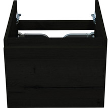 Waschtischunterschrank Sanox Frozen BxHxT 40 x 40 x 45 cm Frontfarbe black oak
