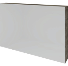 Spiegelschrank Sanox 100 x 13 x 65 cm espresso 2-türig