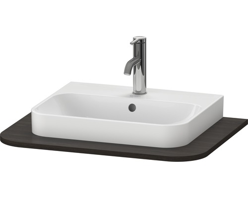 Konsole DURAVIT Happy D.2 Plus 650 x 480mm Nussbaum gebürstet HP031B06969 ohne Waschtisch