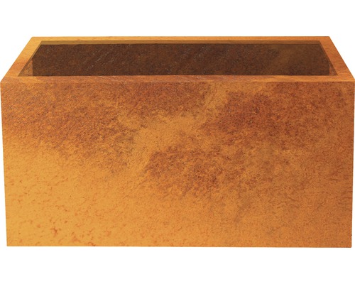 Bac à plantes Lotte 100 x 40 x 50 cm métal marron