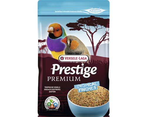 Nourriture pour oiseaux VERSELE-LAGA Prestige Premium Tropical Finches 800 g oiseaux exotiques et pinsons