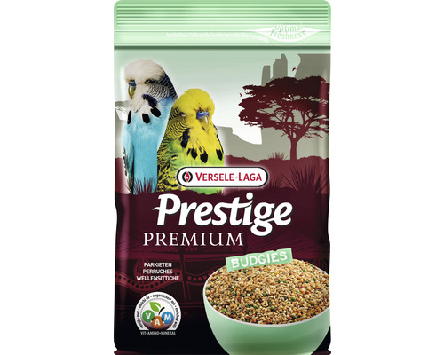 Nourriture pour oiseaux VERSELE-LAGA Prestige Premium Budgies nourriture pour perruches 800 g mélange de graines enrichi avec graines VAM extrudées